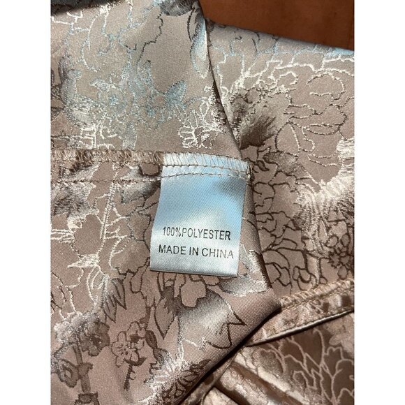 Y2K Princess Polly Satin Floral Jacquard Mini Slip Dress Women size 2 - Picture 8 of 9